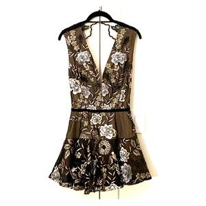 Breathtaking night embroidered dress